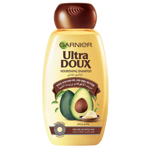 GETIT.QA- Qatar’s Best Online Shopping Website offers GARNIER ULTRA DOUX AVOCADO AND SHEA BUTTER NOURISHING SHAMPOO 200 ML at the lowest price in Qatar. Free Shipping & COD Available!