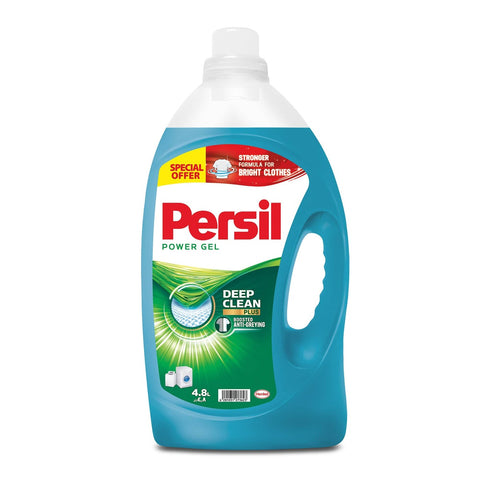 GETIT.QA- Qatar’s Best Online Shopping Website offers PERSIL POWER GEL LIQUID LAUNDRY DETERGENT VALUE PACK 4.8 LITRES
 at the lowest price in Qatar. Free Shipping & COD Available!