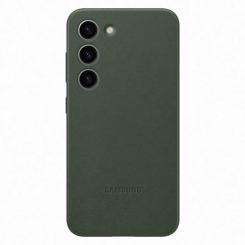 GETIT.QA- Qatar’s Best Online Shopping Website offers SAMSUNG S23+ LEATHER CASE, GREEN, EF-VS916LGEGWW at the lowest price in Qatar. Free Shipping & COD Available!