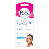 GETIT.QA- Qatar’s Best Online Shopping Website offers VEET PURE FACE WAX STRIPS SENSITIVE SKIN 20 PCS at the lowest price in Qatar. Free Shipping & COD Available!