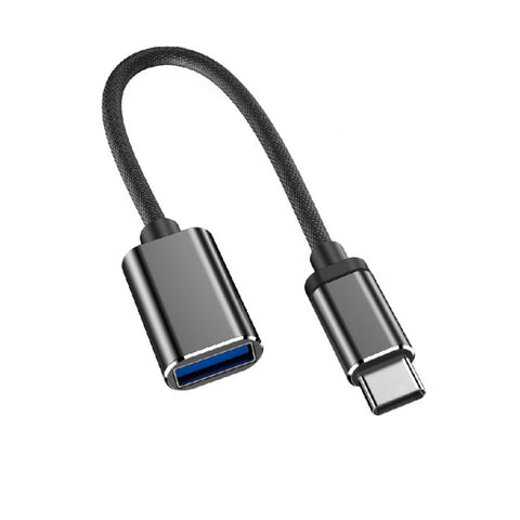 GETIT.QA- Qatar’s Best Online Shopping Website offers TRANDS TYPE-C OTG USB 3.0 ADAPTER, BLACK, TR-CA335 at the lowest price in Qatar. Free Shipping & COD Available!