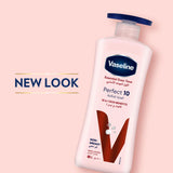 GETIT.QA- Qatar’s Best Online Shopping Website offers VASELINE ESSENTIAL EVEN TONE PERFECT 10 BODY LOTION 400 ML at the lowest price in Qatar. Free Shipping & COD Available!