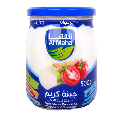 GETIT.QA- Qatar’s Best Online Shopping Website offers AL MAHA SPREADABLE PROCESSED CREAM CHEESE 500 G at the lowest price in Qatar. Free Shipping & COD Available!