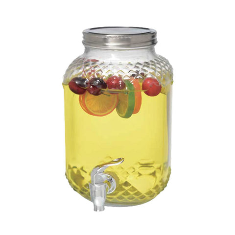GETIT.QA- Qatar’s Best Online Shopping Website offers CRYSTAL DROPS GLASS BEVERAGE DISPENSER, 4 L, H7056 at the lowest price in Qatar. Free Shipping & COD Available!