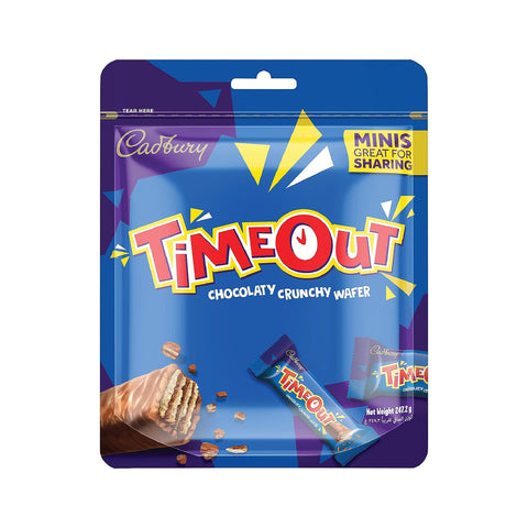 GETIT.QA- Qatar’s Best Online Shopping Website offers CADBURY TIME OUT CRUNCHY WAFER 247.2G at the lowest price in Qatar. Free Shipping & COD Available!