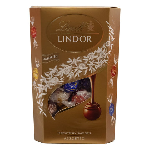 GETIT.QA- Qatar’s Best Online Shopping Website offers LINDT LINDOR IRRESISTIBLY SMOOTH ASSORTED CHOCOLATES 337 G at the lowest price in Qatar. Free Shipping & COD Available!