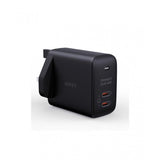 GETIT.QA- Qatar’s Best Online Shopping Website offers AUKEY PA-B4T DUAL PORT 45W PD WALL CHARGER WITH GAN POWER TECH - BLACK at the lowest price in Qatar. Free Shipping & COD Available!