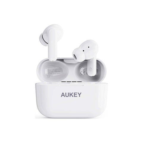 GETIT.QA- Qatar’s Best Online Shopping Website offers AUKEY MOVE MINI TRUE WIRELESS TWS EARBUDS, BLUETOOTH 5.0, UP TO 30 HOUR USAGE TIME, 20HZ - 20KHZ FREQUENCY RESPONSE, IPX4 WATER RESISTANCE, CLEAR PHONE CALLS, WHITE , EP-M1S at the lowest price in Qatar. Free Shipping & COD Available!