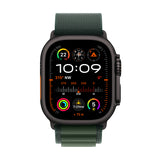 GETIT.QA- Qatar’s Best Online Shopping Website offers PRE-ORDER APPLE WATCH ULTRA 2 GPS + CELLULAR, 49 MM BLACK TITANIUM CASE WITH DARK GREEN ALPINE LOOP - SMALL at the lowest price in Qatar. Free Shipping & COD Available!