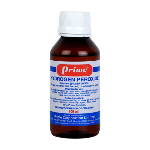 GETIT.QA- Qatar’s Best Online Shopping Website offers PRIME HYDROGEN PEROXIDE-- 100 ML at the lowest price in Qatar. Free Shipping & COD Available!