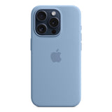 GETIT.QA- Qatar’s Best Online Shopping Website offers APPLE IPHONE 15 PRO SILICONE CASE WITH MAGSAFE, WINTER BLUE, MT1L3ZM/A at the lowest price in Qatar. Free Shipping & COD Available!