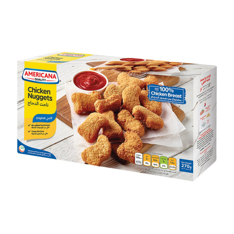 GETIT.QA- Qatar’s Best Online Shopping Website offers AMERICANA CHICKEN NUGGETS 270 G at the lowest price in Qatar. Free Shipping & COD Available!