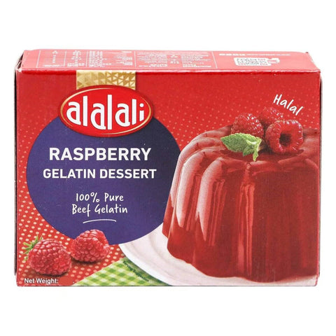 GETIT.QA- Qatar’s Best Online Shopping Website offers AL ALAI RASPBERRY GELATIN 80 G at the lowest price in Qatar. Free Shipping & COD Available!