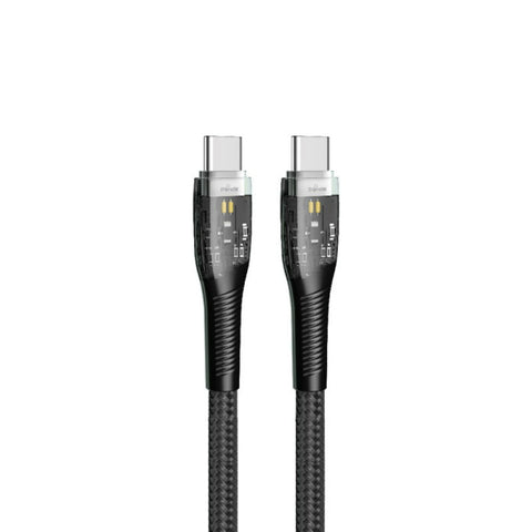 GETIT.QA- Qatar’s Best Online Shopping Website offers TRANDS TYPE-C TO TYPE-C CABLE, 100W, GLASSY, CA696 at the lowest price in Qatar. Free Shipping & COD Available!