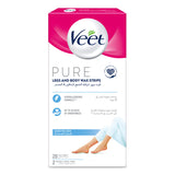 GETIT.QA- Qatar’s Best Online Shopping Website offers VEET PURE LEGS AND BODY WAX STRIPS SENSITIVE SKIN 20 PCS at the lowest price in Qatar. Free Shipping & COD Available!