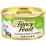 GETIT.QA- Qatar’s Best Online Shopping Website offers PURINA FANCY FEAST GRILLED SALMON FEAST IN GRAVY CAT FOOD 85 G
 at the lowest price in Qatar. Free Shipping & COD Available!