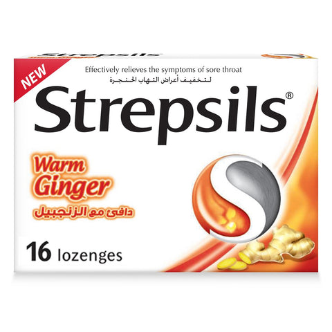 GETIT.QA- Qatar’s Best Online Shopping Website offers STREPSILS WARM GINGER LOZENGERS 16 PCS at the lowest price in Qatar. Free Shipping & COD Available!