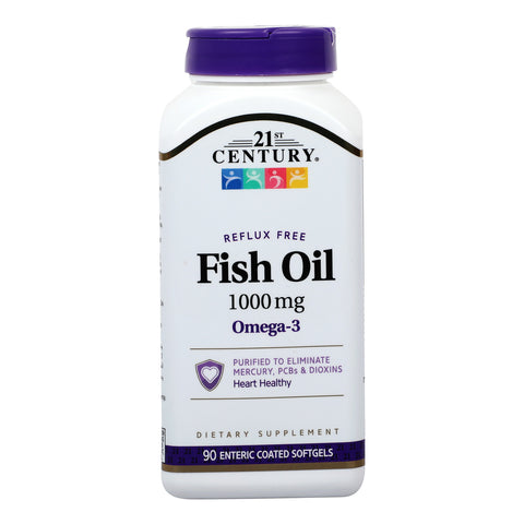 GETIT.QA- Qatar’s Best Online Shopping Website offers 21ST CENTURY OMEGA-3 1000 MG FISH OIL SOFT GELS 90PCS at the lowest price in Qatar. Free Shipping & COD Available!