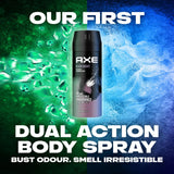 GETIT.QA- Qatar’s Best Online Shopping Website offers AXE BLACK NIGHT 48H FRESH BODY SPRAY DEODORANT 150 ML at the lowest price in Qatar. Free Shipping & COD Available!