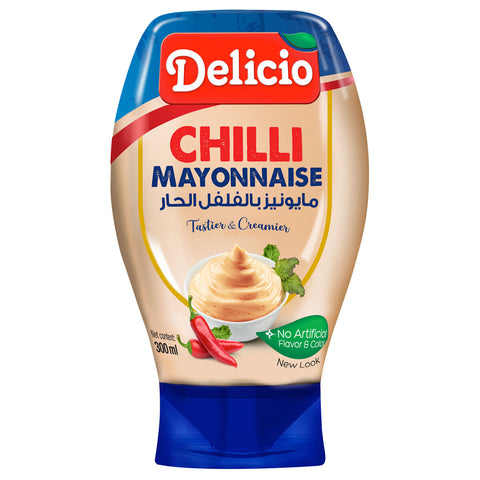 GETIT.QA- Qatar’s Best Online Shopping Website offers DELICIO CHILI MAYONNAISE 300 ML at the lowest price in Qatar. Free Shipping & COD Available!