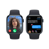 GETIT.QA- Qatar’s Best Online Shopping Website offers APPLE WATCH SERIES 9 GPS, MIDNIGHT ALUMINIUM CASE WITH MIDNIGHT SPORT BAND, 41 MM, S/M, MR8W3QA/A at the lowest price in Qatar. Free Shipping & COD Available!