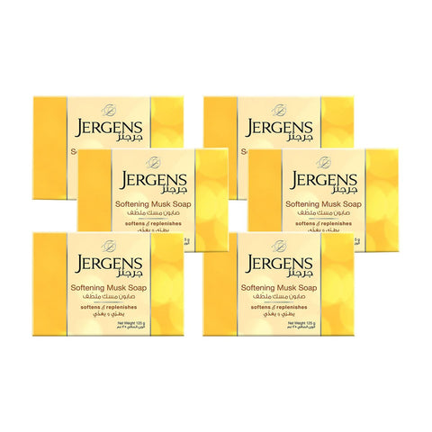 GETIT.QA- Qatar’s Best Online Shopping Website offers JERGENS SOFTENING MUSK SOAP VALUE PACK 6 X 125 G at the lowest price in Qatar. Free Shipping & COD Available!