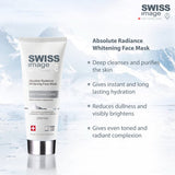 GETIT.QA- Qatar’s Best Online Shopping Website offers SWISS IMAGE WHITENING CARE ABSOLUTE RADIANCE FACE MASK-- 75 ML at the lowest price in Qatar. Free Shipping & COD Available!