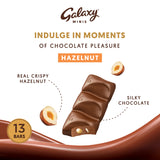 GETIT.QA- Qatar’s Best Online Shopping Website offers GALAXY MINIS HAZELNUT CHOCOLATE BAR 13 PCS 162.5G at the lowest price in Qatar. Free Shipping & COD Available!