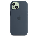 GETIT.QA- Qatar’s Best Online Shopping Website offers APPLE IPHONE 15 SILICONE CASE WITH MAGSAFE, STORM BLUE, MT0N3ZM/A at the lowest price in Qatar. Free Shipping & COD Available!