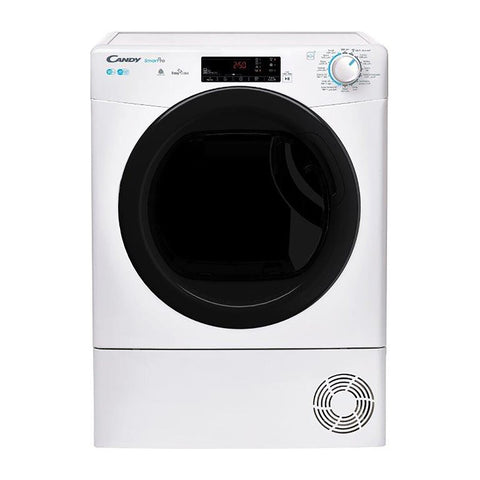 GETIT.QA- Qatar’s Best Online Shopping Website offers CANDY FRONT LOAD CONDENSER DRYER, 10 KG, BLACK TRANSPARENT DOOR, CLASS B, WI-FI + BT, 5 DIGIT DISPLAY, EASYCASE, DRAIN KIT, MADE IN TURKEY, CSOEC10TBE-19 at the lowest price in Qatar. Free Shipping & COD Available!