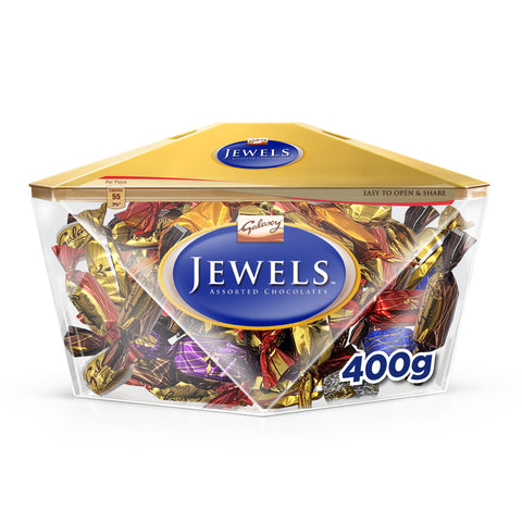 GETIT.QA- Qatar’s Best Online Shopping Website offers GALAXY JEWELS ASSORTMENT CHOCOLATE GIFT BOX 400 G at the lowest price in Qatar. Free Shipping & COD Available!