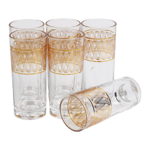 GETIT.QA- Qatar’s Best Online Shopping Website offers CRYSTAL DROPS GLASS TUMBLER 6PCS T012G16 GD at the lowest price in Qatar. Free Shipping & COD Available!