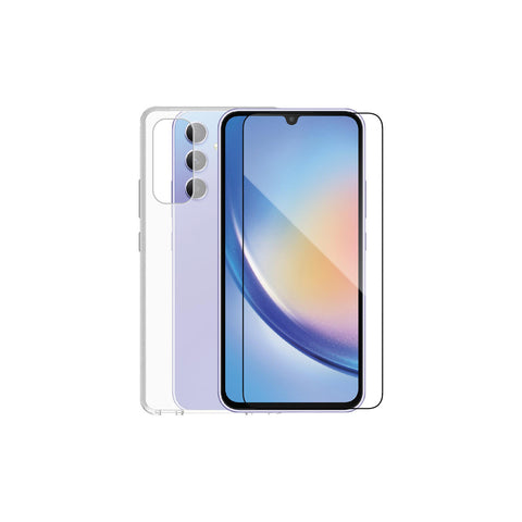 GETIT.QA- Qatar’s Best Online Shopping Website offers SMART SAMSUNG A34 5G CASE + SCREEN PROTECTOR IGBA34 at the lowest price in Qatar. Free Shipping & COD Available!