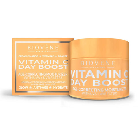 GETIT.QA- Qatar’s Best Online Shopping Website offers BIOVENE VITAMIN C DAY BOOST AGE-CORRECTING MOISTURIZER WITH UVA + UVB FILTERS 50 ML at the lowest price in Qatar. Free Shipping & COD Available!