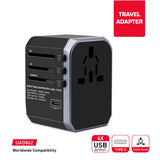 GETIT.QA- Qatar’s Best Online Shopping Website offers TRANDS UNIVERSAL POWER ADAPTER, BLACK, TR-UAD862 at the lowest price in Qatar. Free Shipping & COD Available!