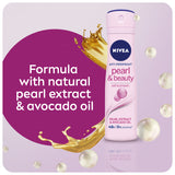 GETIT.QA- Qatar’s Best Online Shopping Website offers NIVEA ANTIPERSPIRANT SPRAY FOR WOMEN PEARL & BEAUTY 150 ML at the lowest price in Qatar. Free Shipping & COD Available!