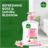 GETIT.QA- Qatar’s Best Online Shopping Website offers DETTOL HANDWASH LIQUID SOAP SKINCARE PUMP ROSE & SAKURA BLOSSOM FRAGRANCE 200 ML at the lowest price in Qatar. Free Shipping & COD Available!