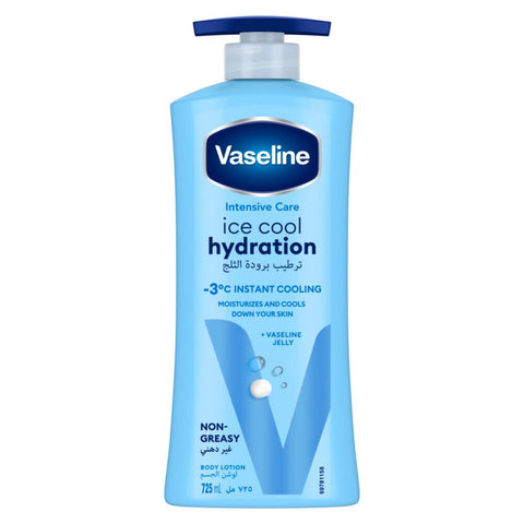 GETIT.QA- Qatar’s Best Online Shopping Website offers VASELINE INTENSIVE CARE ICE COOL HYDRATION BODY LOTION 725 ML at the lowest price in Qatar. Free Shipping & COD Available!