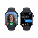 GETIT.QA- Qatar’s Best Online Shopping Website offers APPLE WATCH SERIES 9 GPS + CELLULAR, MIDNIGHT ALUMINIUM CASE WITH MIDNIGHT SPORT BAND, 45 MM, S/M, MRMC3 at the lowest price in Qatar. Free Shipping & COD Available!