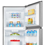 GETIT.QA- Qatar’s Best Online Shopping Website offers HISENSE TOP MOUNT DOUBLE DOOR REFRIGERATOR, 320L NET CAPACITY, STAINLESS STEEL, RT418N4ASU1 at the lowest price in Qatar. Free Shipping & COD Available!