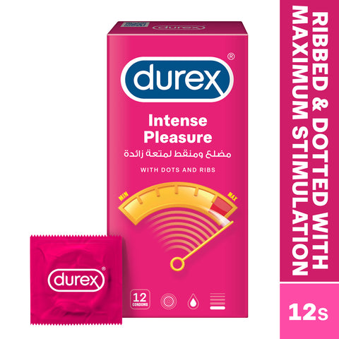 GETIT.QA- Qatar’s Best Online Shopping Website offers DUREX INTENSE PLEASURE CONDOM 12 PCS at the lowest price in Qatar. Free Shipping & COD Available!
