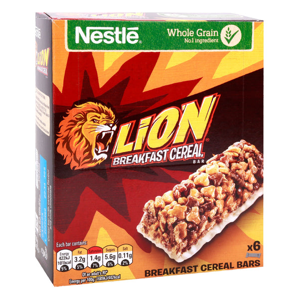 GETIT.QA | NESTLE LION BREAKFAST CEREAL BARS 6 X 25 G | COD available