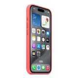 GETIT.QA- Qatar’s Best Online Shopping Website offers APPLE IPHONE 15 PRO SILICONE CASE WITH MAGSAFE, GUAVA, MT1G3ZM/A at the lowest price in Qatar. Free Shipping & COD Available!