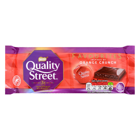 GETIT.QA- Qatar’s Best Online Shopping Website offers NESTLE QUALITY STREET ORANGE CRUNCH 84 G at the lowest price in Qatar. Free Shipping & COD Available!