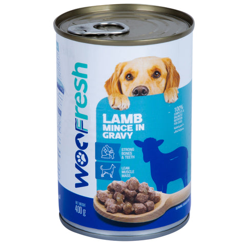 GETIT.QA- Qatar’s Best Online Shopping Website offers WOOFRSH LAMB MINCE N GRAVY400G at the lowest price in Qatar. Free Shipping & COD Available!