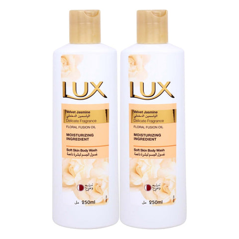 GETIT.QA- Qatar’s Best Online Shopping Website offers LUX VELVET JASMINE MOISTURIZING BODY WASH 2 X 250 ML at the lowest price in Qatar. Free Shipping & COD Available!