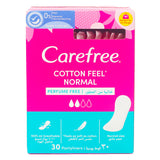 GETIT.QA- Qatar’s Best Online Shopping Website offers CAREFREE COTTON FEEL PERFUME FREE BREATHABLE PANTYLINERS 30 PCS at the lowest price in Qatar. Free Shipping & COD Available!