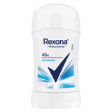 GETIT.QA- Qatar’s Best Online Shopping Website offers REXONA WOMEN ANTI-PERSPIRANT STICK COTTON DRY 40 G at the lowest price in Qatar. Free Shipping & COD Available!