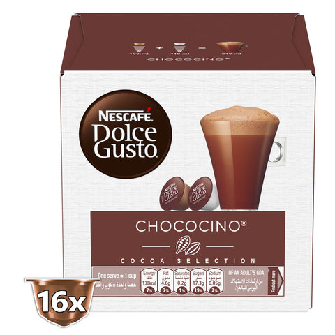 GETIT.QA- Qatar’s Best Online Shopping Website offers NESCAFE D/G CHOCOCINO CAPS256G at the lowest price in Qatar. Free Shipping & COD Available!