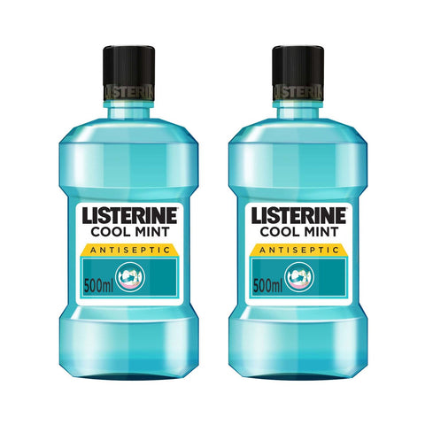 GETIT.QA- Qatar’s Best Online Shopping Website offers LISTERINE COOLMINT MOUTHWASH 2 X 500 ML at the lowest price in Qatar. Free Shipping & COD Available!